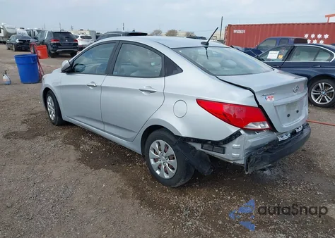 2015 Hyundai Accent Gls from USA, damaged, VIN KMHCT4AE0FU854571